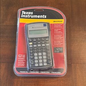 Texas Instruments BA II Plus Financial Calculator, Black Brand Math School